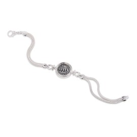 Bracciale doppio filo Gerardo Sacco con Moneta 50224 [d1a64481]