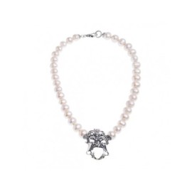 Collana Gerardo Sacco con Maschera e Perle coltivate 27553b [ab088763]