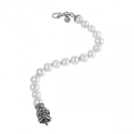 Bracciale Gerardo Sacco con maschera e perle 27778B [b277d86a]