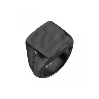 Anello Bikkembergs Hammer in acciaio e diamanti HAR01BB [07a85e9a]