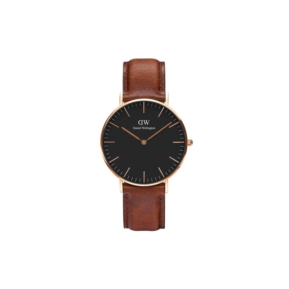 Orologio Classic St Mawes Black Rose Gold 36mm DW00100136 [47f72863]