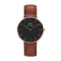 Orologio Classic St Mawes Black Rose Gold 36mm DW00100136 [337f4999]