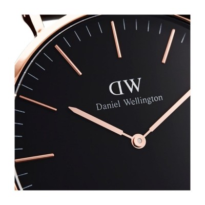 Orologio Classic St Mawes Black Rose Gold 36mm DW00100136 [5d44cb90]