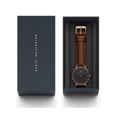 Orologio Classic St Mawes Black Rose Gold 36mm DW00100136 [8132cf83]