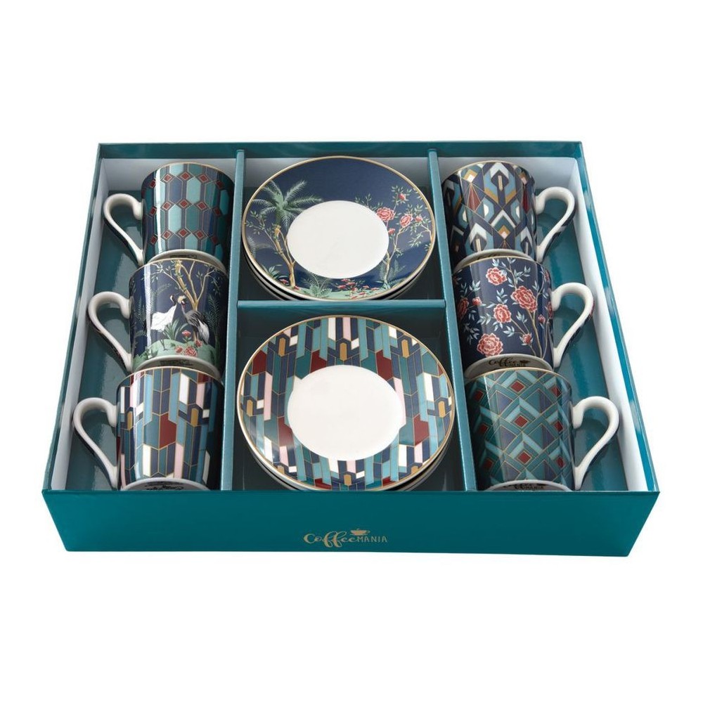 Set 6 tazze caffè Easy Life  Mandalay R0126 ALAY [e50873fc]