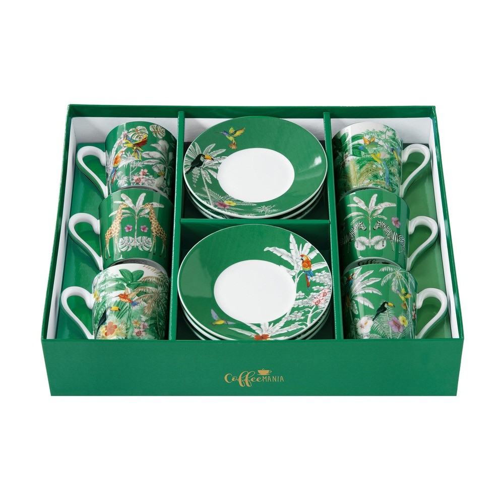 Set 6 Tazzine caffè Easy Life  Exotic heaven R0126 HEAV [eb51c2ff]