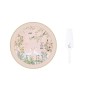 Piatto torta Easy Life 32cm c/paletta jardin de reves R1112 JARR [c5358105]