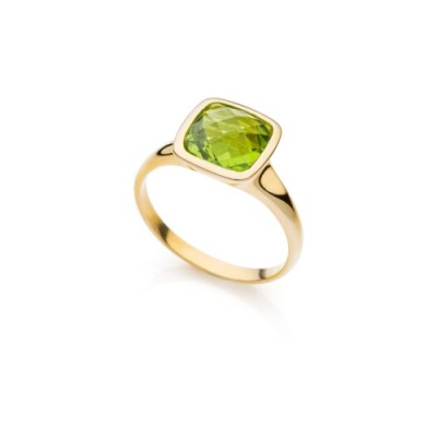 Anello Unoaerre in Argento con cristallo Peridot 6179 [fde024f0]