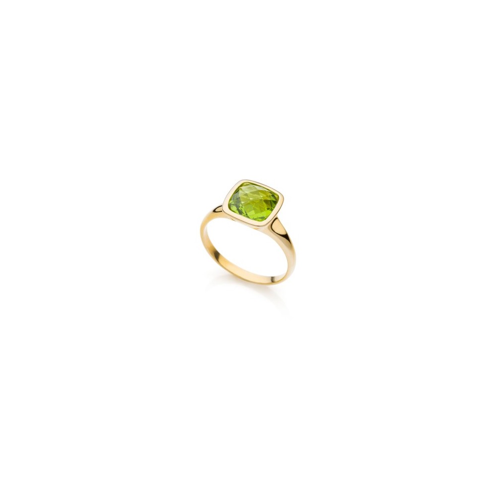 Anello Unoaerre in Argento con cristallo Peridot 6179 [fde024f0]