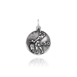Charm Giovanni Raspini Moneta 50 Lire 9459 [5395f01f]