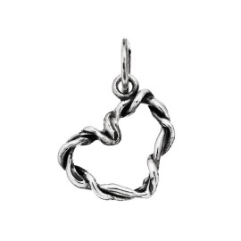 Charm Giovanni Raspini Cuore Intrecci 9463 [c82efc23]