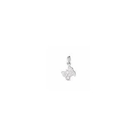 Charm Dodo farfalla oro bianco e diamanti D6FAPOB/B [950420de]