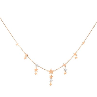 Collana Dodo Stellina in Oro Rosa e Diamanti DCC1005-SSTAR-DB09R [5a3a06df]