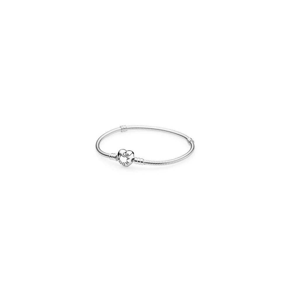 Bracciale Pandora Moments Maglia Snake Chiusura Cuore 590719 [e53ee4a1]