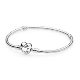 Bracciale Pandora Moments Maglia Snake Chiusura Cuore 590719 [e53ee4a1]