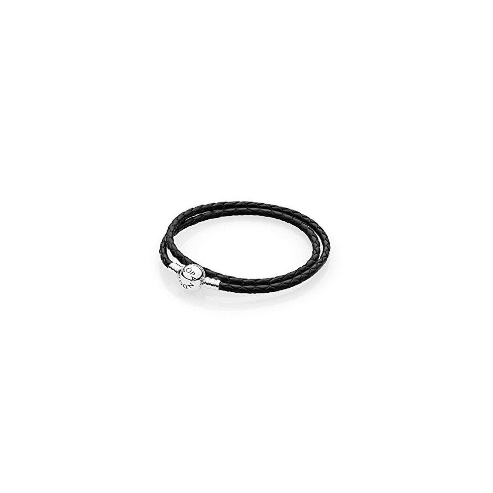Bracciale Pandora Cuoio e Argento doppio giro 590745CBK [dc588af5]