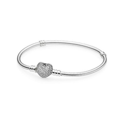 Bracciale Chiusura cuore a Pavè Pandora Moments 590727cz [afa0cf6e]