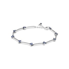 Bracciale Barre Scintillanti Blu con Pavé 599217C01 [d0cb56da]