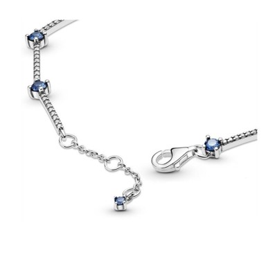 Bracciale Barre Scintillanti Blu con Pavé 599217C01 [2413889e]