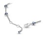 Bracciale Barre Scintillanti Blu con Pavé 599217C01 [2413889e]