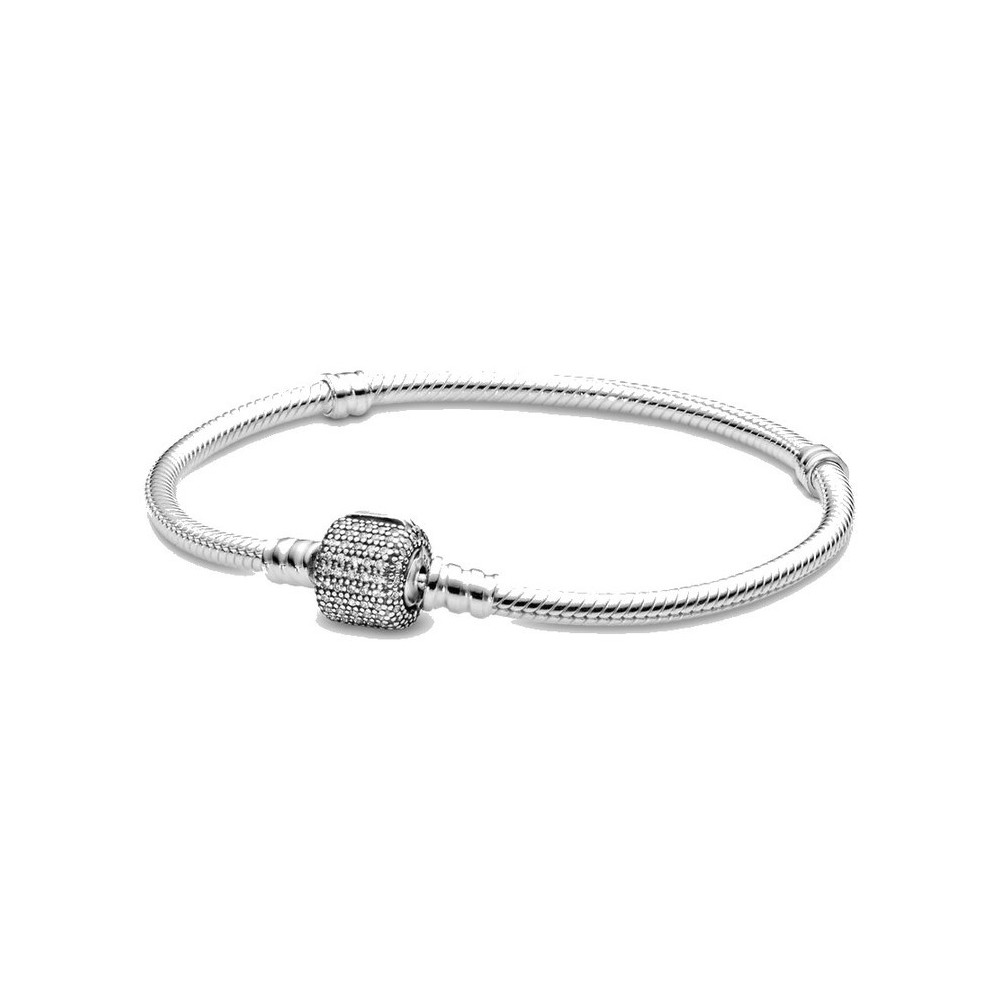 Bracciale Pandora Moments con Chiusura a Pavè 590723CZ [6c4546cf]