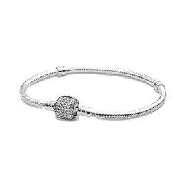Bracciale Pandora Moments con Chiusura a Pavè 590723CZ [6c4546cf]
