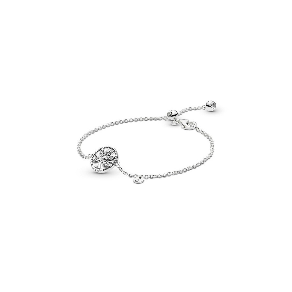Bracciale Pandora Albero della Famiglia Scintillante 597776CZ [8295e65f]