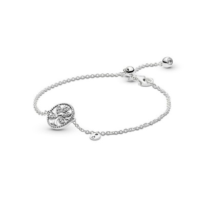 Bracciale Pandora Albero della Famiglia Scintillante 597776CZ [6e801665]