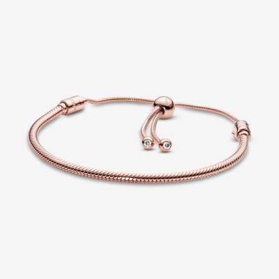 Bracciale Pandora snake chiusura regolabile rosè 587125CZ [98ee35fc]