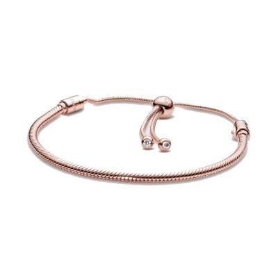 Bracciale Pandora snake chiusura regolabile rosè 587125CZ [335c10d2]