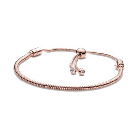 Bracciale Pandora snake chiusura regolabile rosè 587125CZ [98ee35fc]