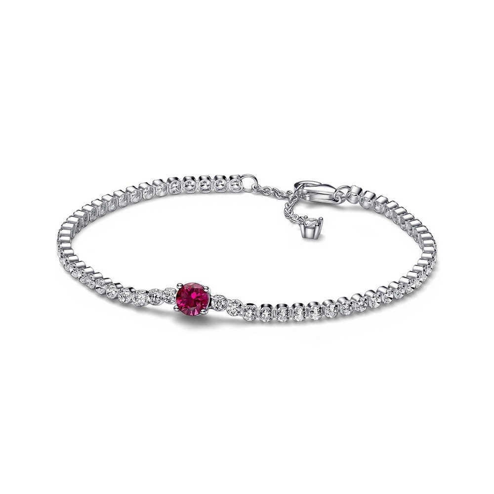 Bracciale Pandora Tennis con Pietra rossa 592403C01 [5e0f8c7d]