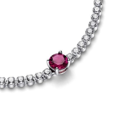 Bracciale Pandora Tennis con Pietra rossa 592403C01 [8729cf70]