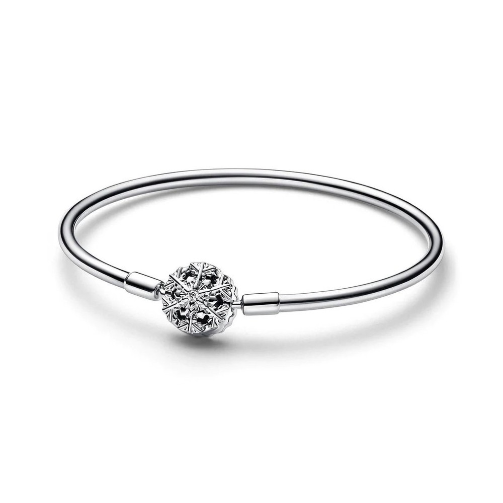 Bracciale Pandora con chiusura fiocco di neve 592286C01 [7c3dacf5]