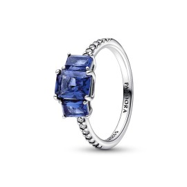 Anello Pandora Trilogy Pietre Blu 192389C01 [df8c22d2]
