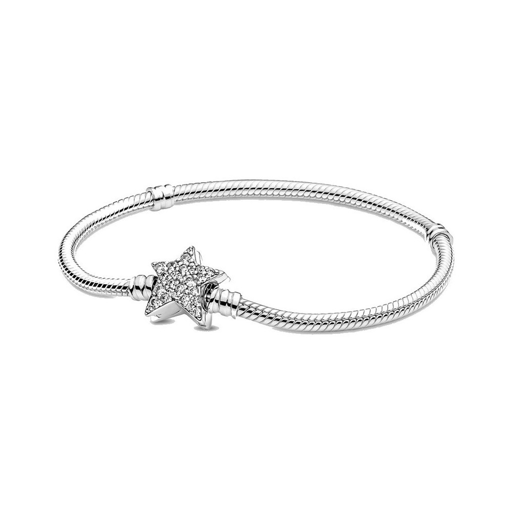 Bracciale Pandora Con Chiusura a Stella Asimmetrica 599639C01 [00cbc55e]