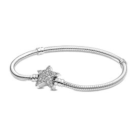 Bracciale Pandora Con Chiusura a Stella Asimmetrica 599639C01 [00cbc55e]