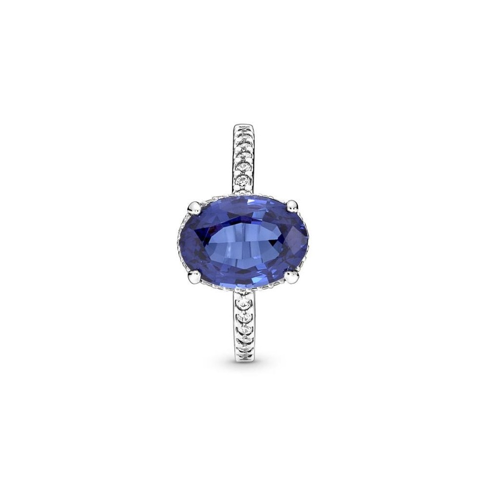 Anello Pandora Pietra Blu 190056C01 [1bc34817]