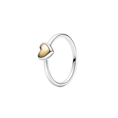 Anello Pandora Passions Cuore Dorato a Cupola 199396C00 [aa6fc672]