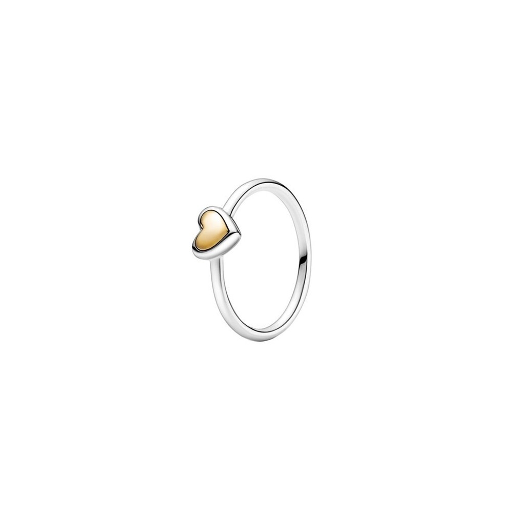 Anello Pandora Passions Cuore Dorato a Cupola 199396C00 [aa6fc672]