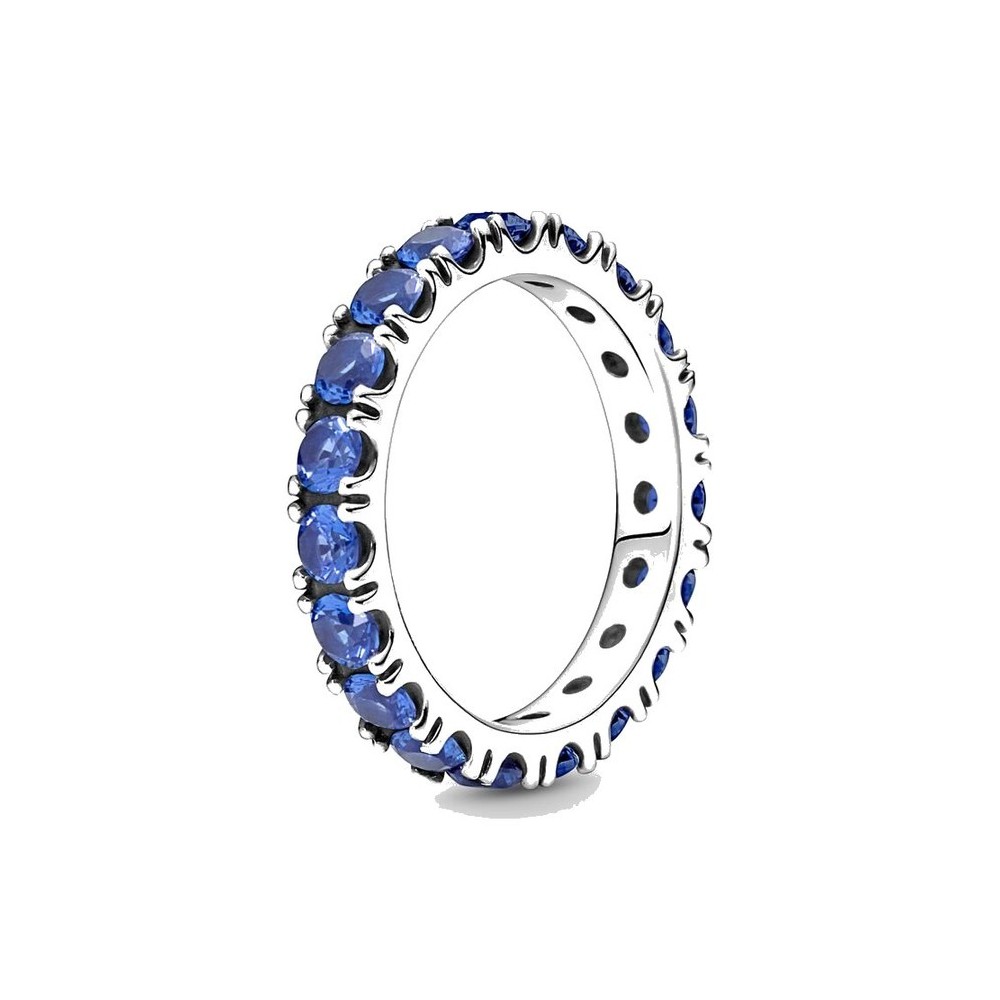Anello Pandora Fascia scintillante blu 190050C02 [f8637f3c]