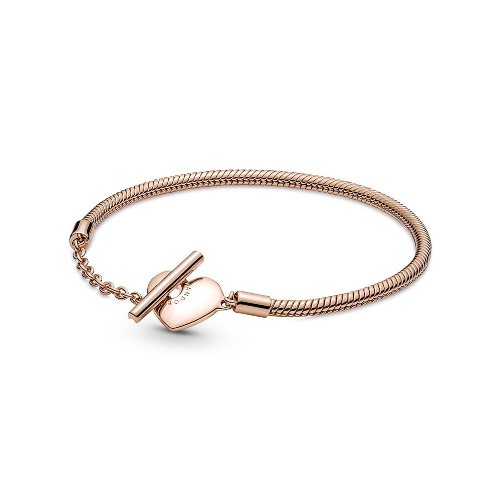 Bracciale Pandora Rosè con chiusura a batta a T 589285C00 [f20187a7]