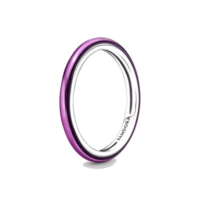 Anello Pandora Me Argento Smalto Viola 199655C01 [946c60f7]
