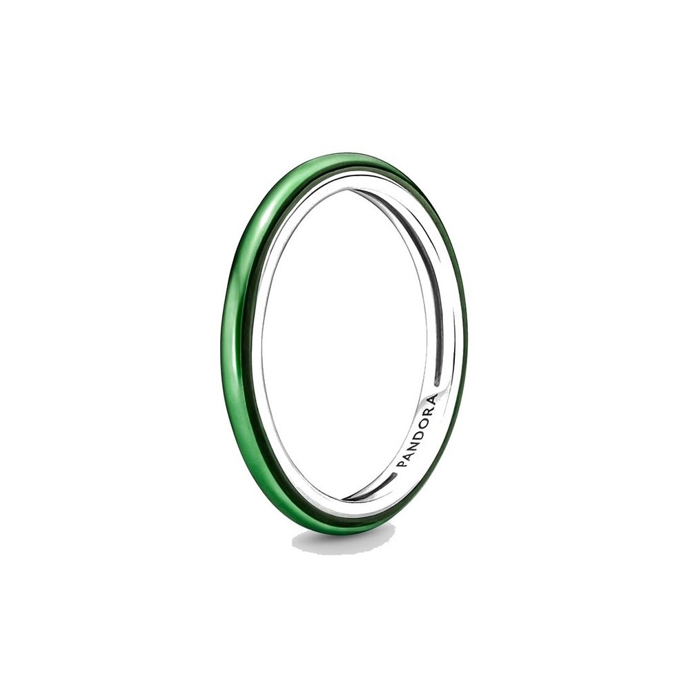 Anello Pandora Me in Argento con smalto Verde 199655C03 [e70c029e]