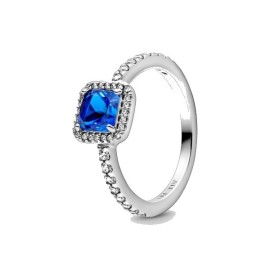 Anello Punto Luce Quadrato Blu 198863C02 [93c93d61]