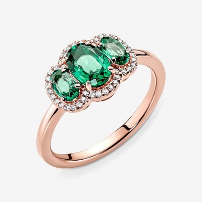 Anello Pandora Trilogy Vintage Verde 180057C01 [6c14de97]