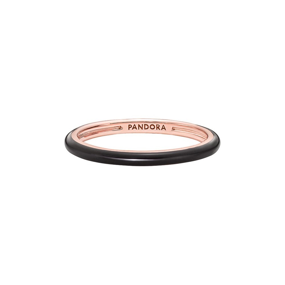 Anello Pandora Me Rosè Gold Plated Nero 189655C01 [37308a1c]
