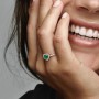 Anello Pandora a Cuore In Rilievo Verde 188421C03 [eb7844ab]