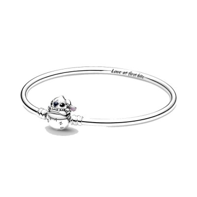 Bracciale Pandora Disney  Chiusura Lilo & Stitch 591683C01 [866e4196]