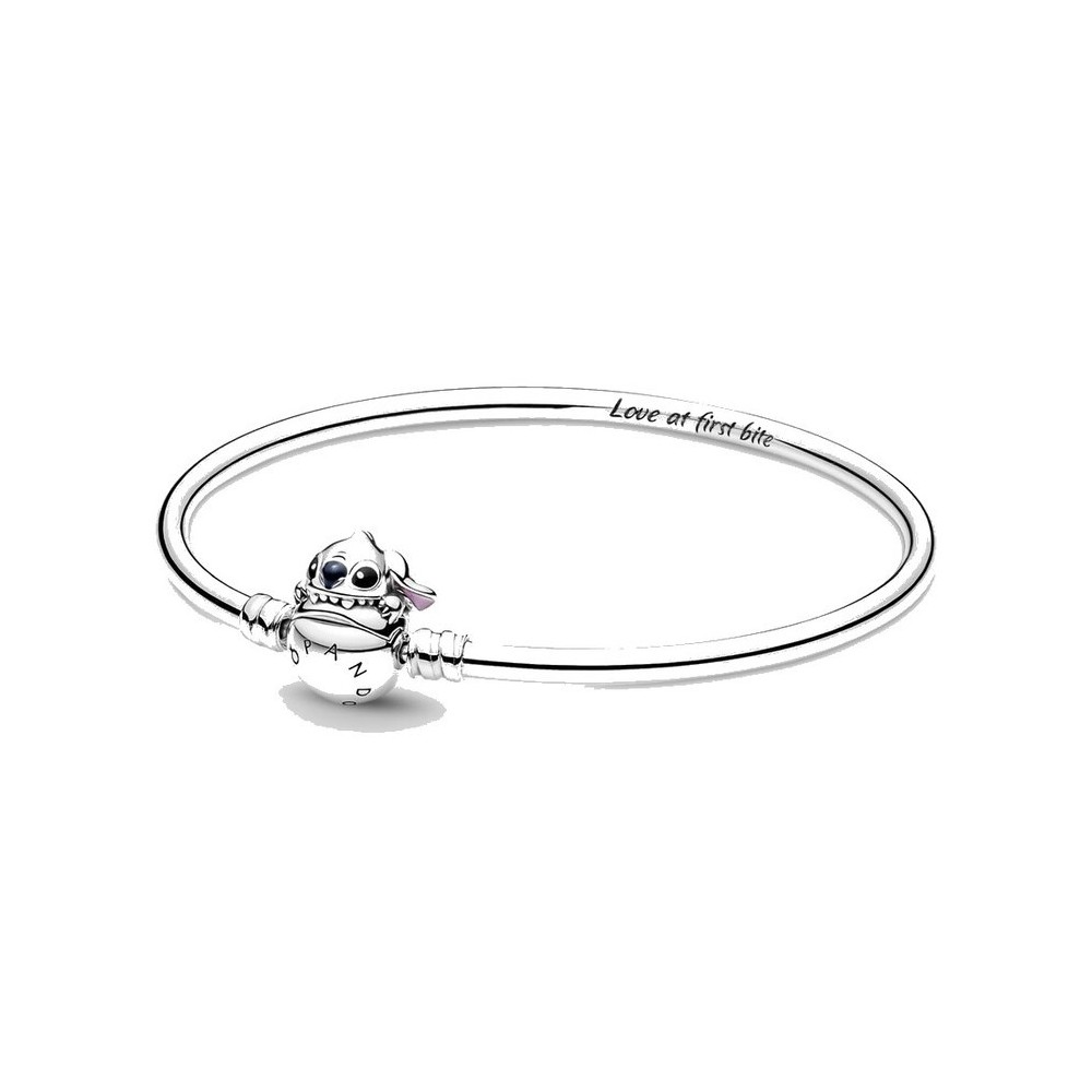 Bracciale Pandora Disney  Chiusura Lilo & Stitch 591683C01 [866e4196]